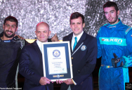 Guinness World Records World's Longest Twin Vehicle Drift